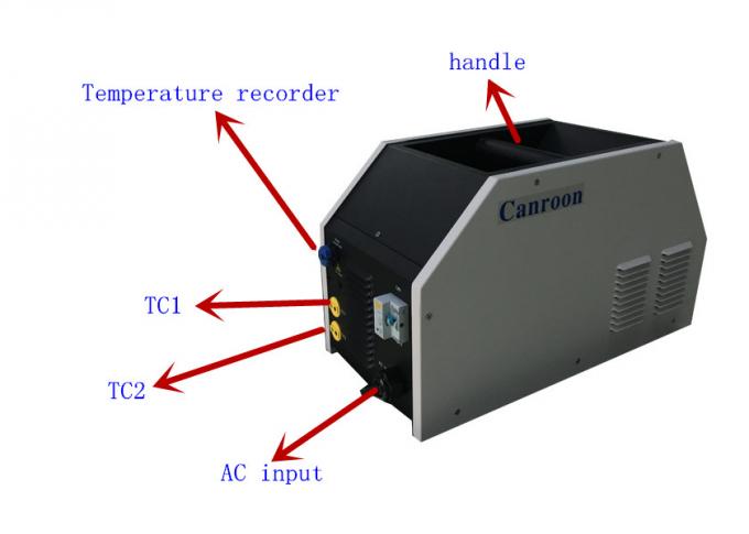 Τιμή μηχανών θέρμανσης επαγωγής θερμικής επεξεργασίας συγκόλλησης αερόψυξης μετα
